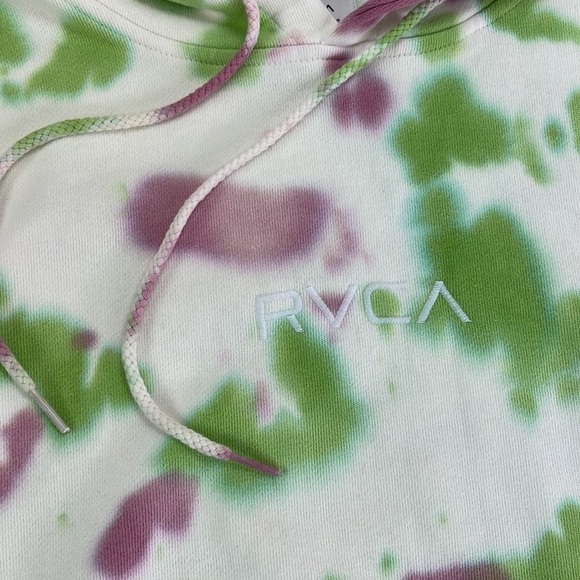🔆RVCA🔆 LITTLE TIE-DYE HOODIE SWEATSHIRT - Picture 12 of 14